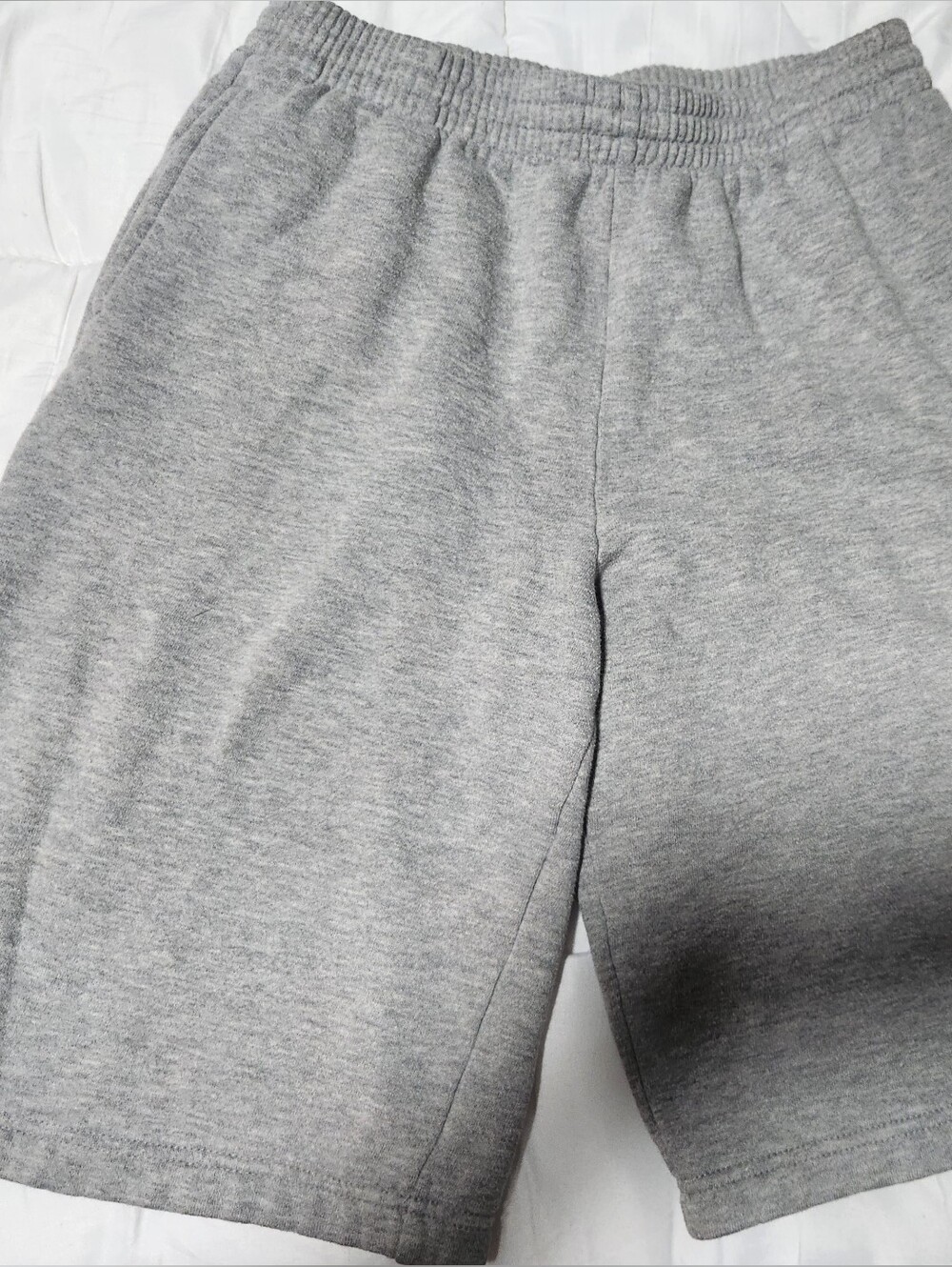 Mens Gray Knit Shorts - Comfortable Everyday Bottoms